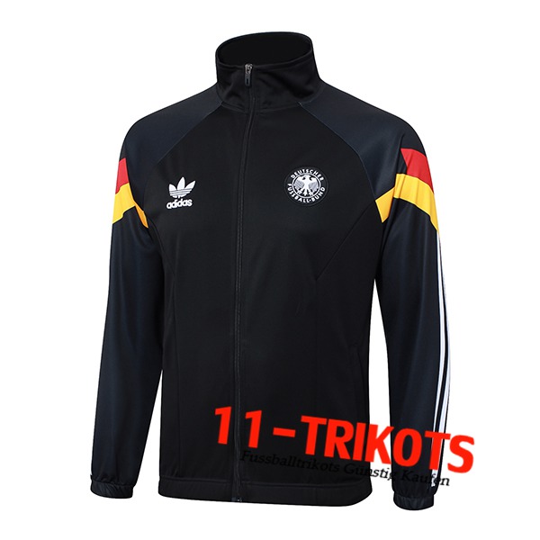 Deutschland Trainingsjacke Schwarz 2024/2025