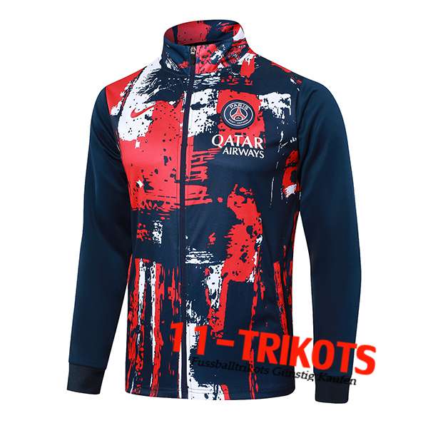 PSG Trainingsjacke Blau/Rot 2024/2025