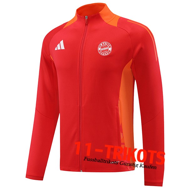 Bayern Munchen Trainingsjacke Rot/Orange 2024/2025