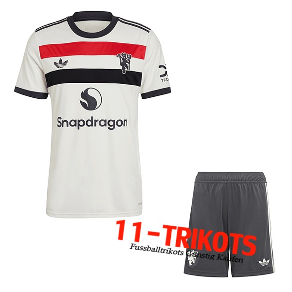 Neues Manchester United Kinder Third Trikot 2024/2025