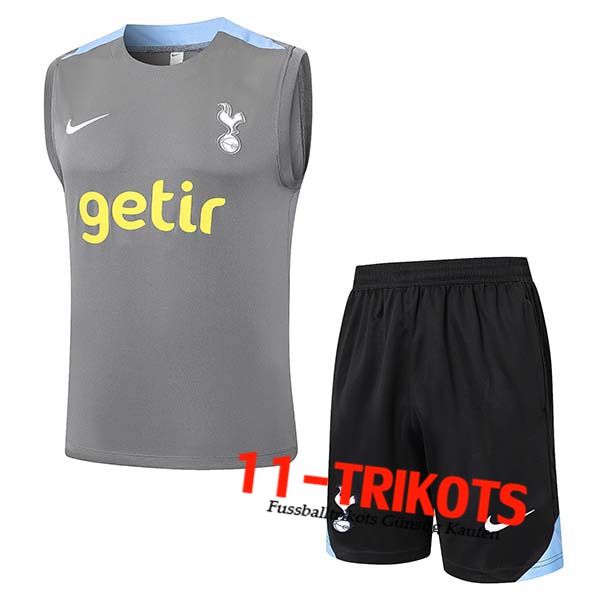 Tottenham Hotspur Trainings-Tanktop Grau/Blau 2024/2025