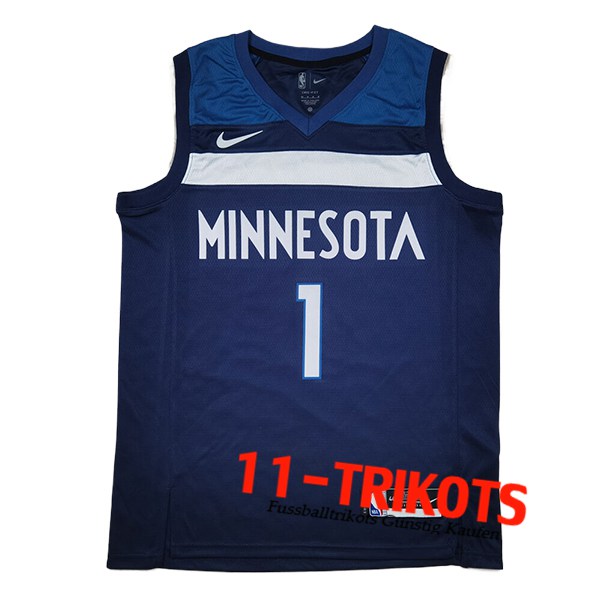 Minnesota Timberwolves Trikot (EDWARDS #1) 2024/25 Dunkelblau