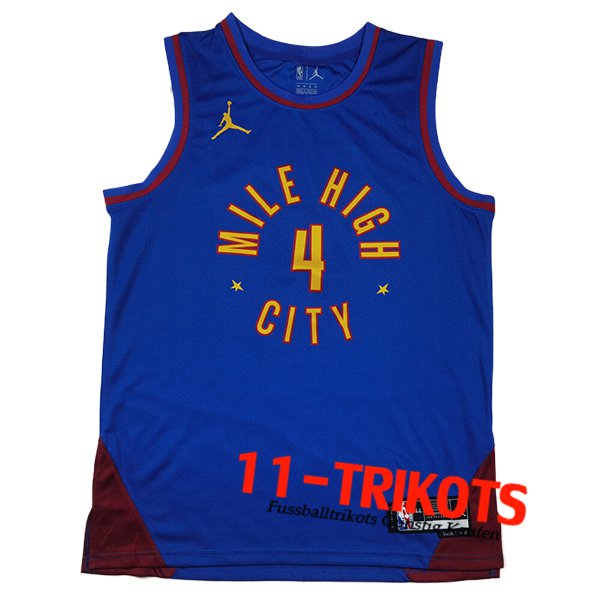 Denver Nuggets Trikot (WESTBROOK #4) 2024/25 Blau/Rot