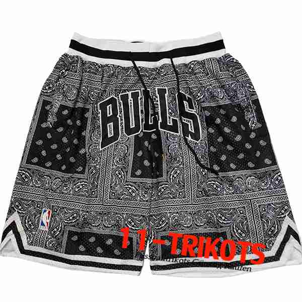 Chicago Bulls Shorts NBA 2024/25 Schwarz -02