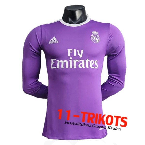 Real Madrid Retro Auswärtstrikot Langarms 2014/2015