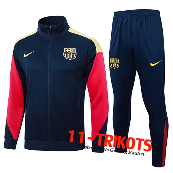 FC Barcelona Trainingsanzug Trainingsjacke Blau/Rot/Gelb 2024/2025