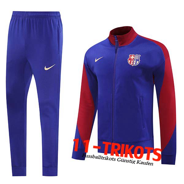 FC Barcelona Trainingsanzug Trainingsjacke lila/Rot 2024/2025