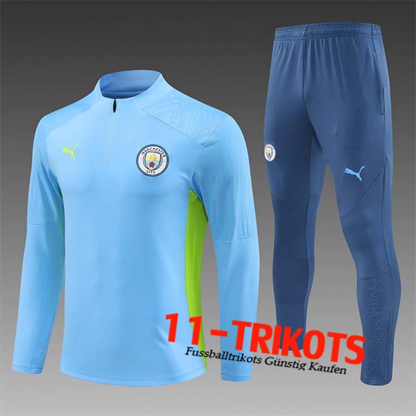 Manchester City Trainingsanzug Kinder Hellblau 2024/2025