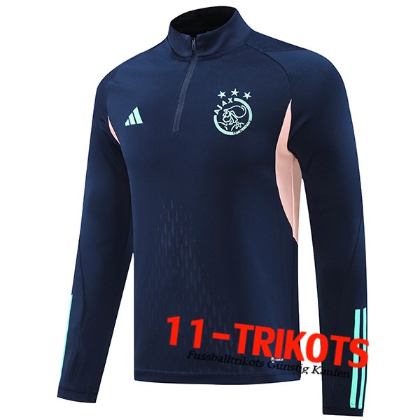 Ajax Training Sweatshirt Blau/Rosa 2024/2025