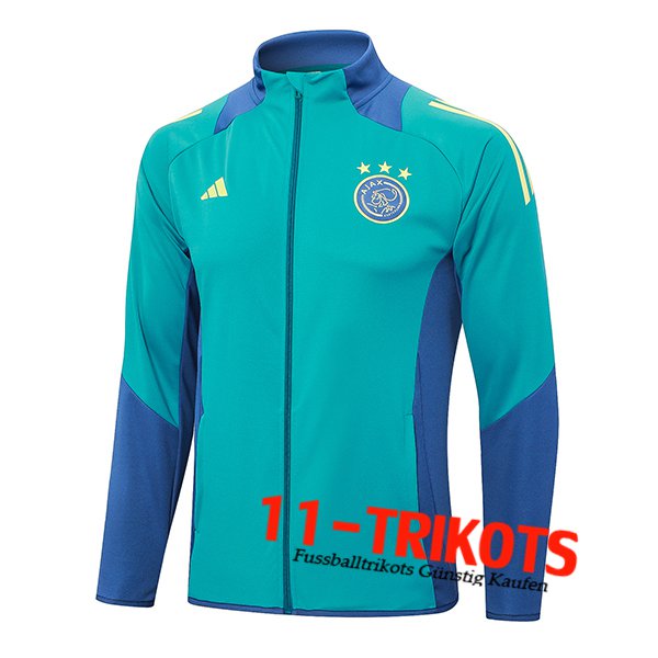 Ajax Trainingsjacke Grün/Blau 2024/2025