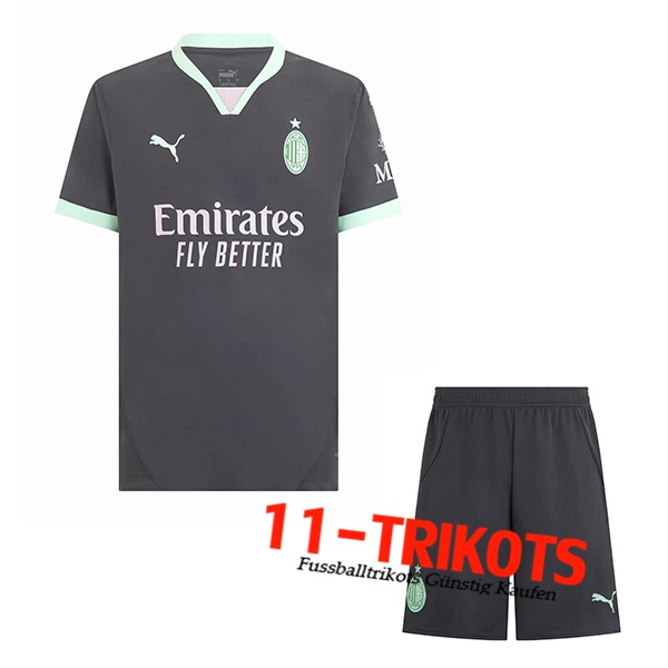 Neues AC Milan Kinder Third Trikot 2024/2025