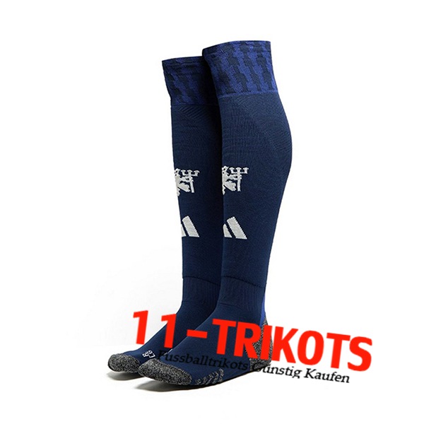 Manchester United Fussball Socken Auswärtstrikot 2024/2025