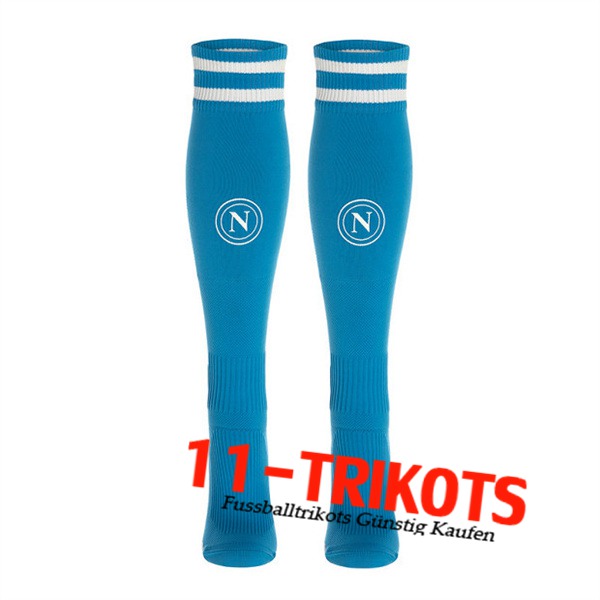 SSC Neapel Fussball Socken Heimtrikot 2024/2025