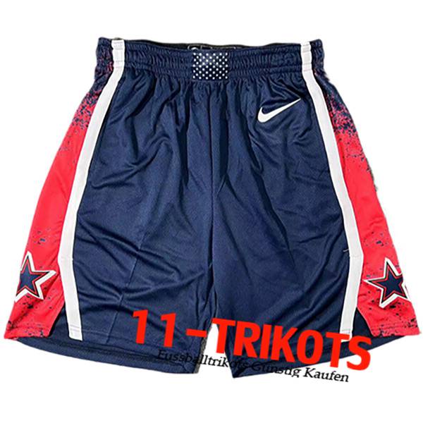 USA Shorts NBA 2024/25 Blau/Rot/Weiß