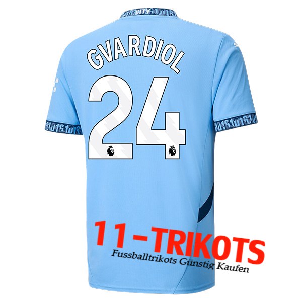 Manchester City (GVARDIOL #24) 2024/2025 Heimtrikot