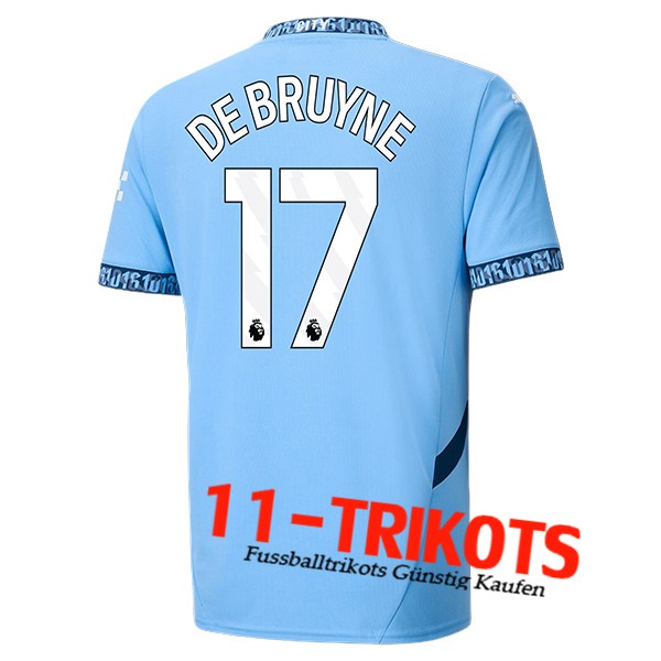 Manchester City (DE BRUYNE #17) 2024/2025 Heimtrikot