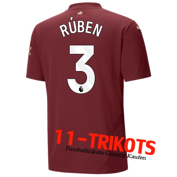 Manchester City (RÚBEN #3) 2024/2025 Third Trikot