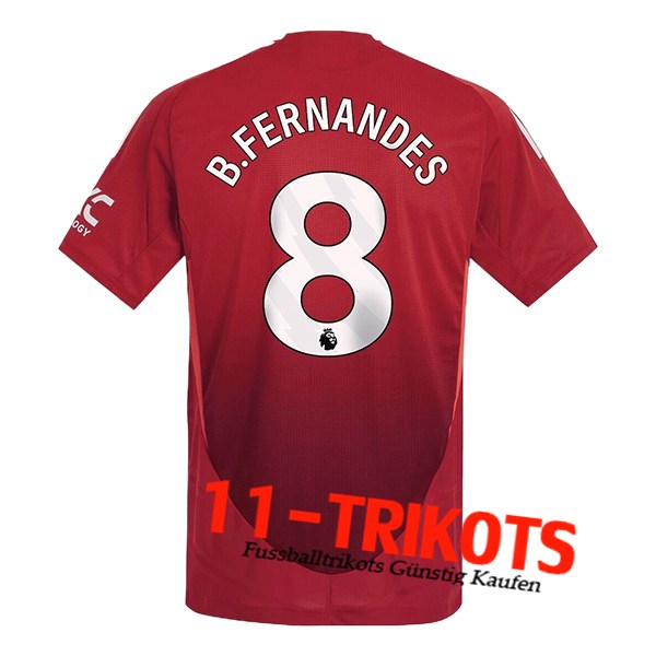 Manchester United (B.FERNANDES #8) 2024/2025 Heimtrikot