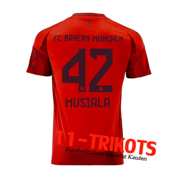 Bayern Munchen (MUSIALA #42) 2024/2025 Heimtrikot