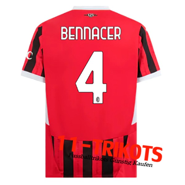 AC Milan (BENNACER #4) 2024/2025 Heimtrikot