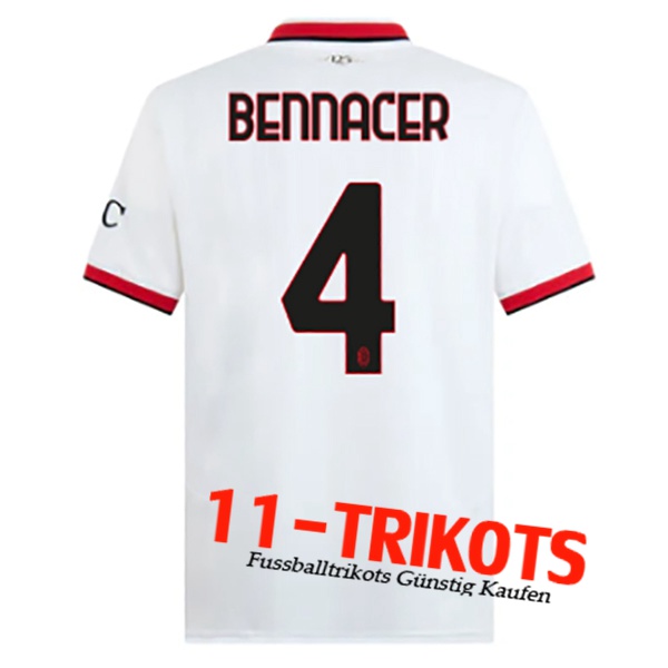 AC Milan (BENNACER #4) 2024/2025 Auswärtstrikot