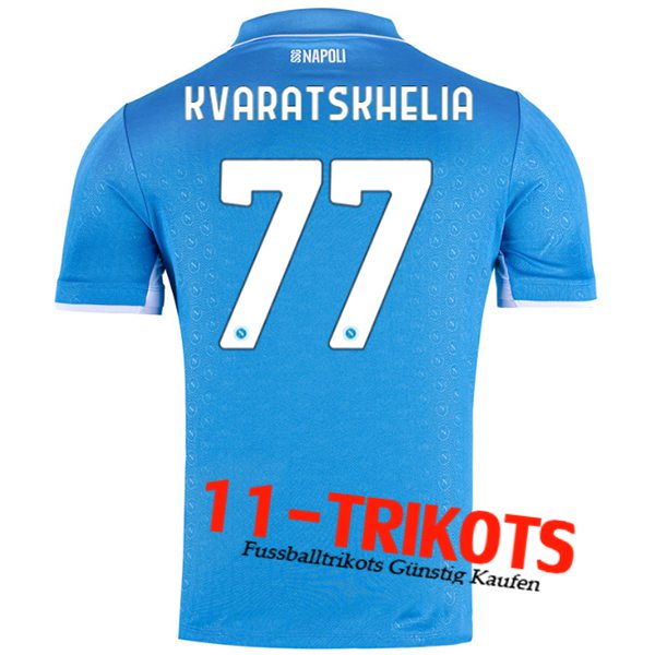 SSC Neapel (KVARATSKHELIA #77) 2024/2025 Heimtrikot