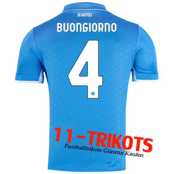 SSC Neapel (BUONGIORNO #4) 2024/2025 Heimtrikot