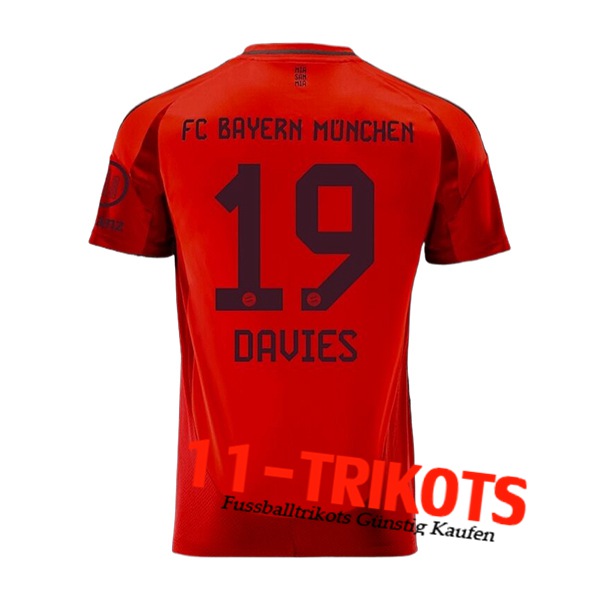 Bayern Munchen (DAVIES #19) 2024/2025 Heimtrikot