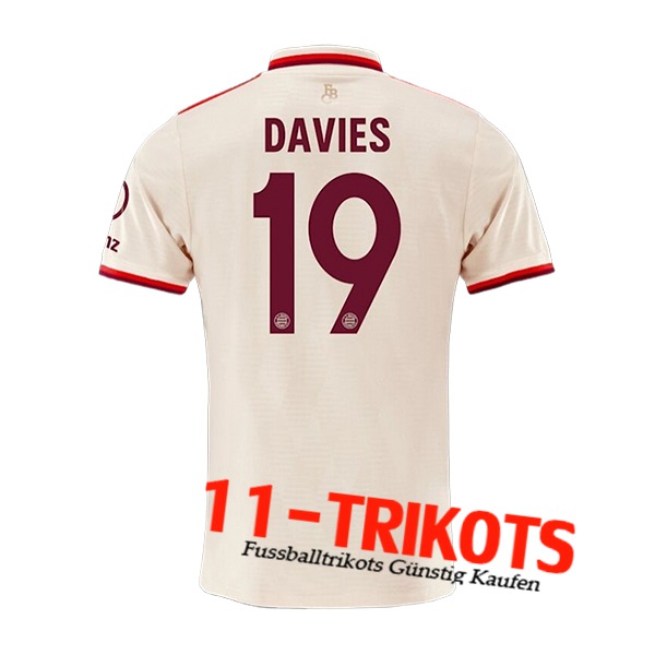 Bayern Munchen Fussball Trikots (DAVIES #19) 2024/2025 Champions League