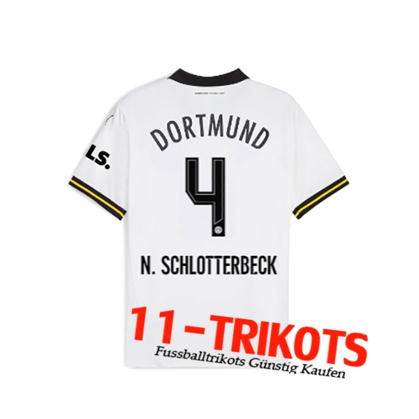 Dortmund BVB (N.SCHLOTTERBECK #4) 2024/2025 Third Trikot