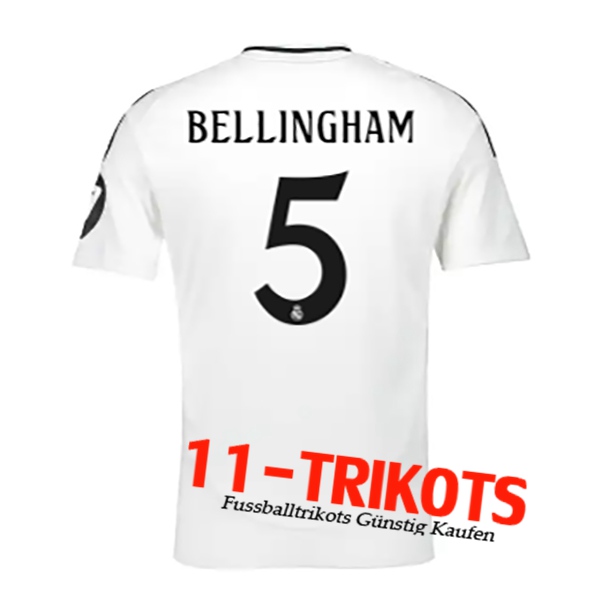 Real Madrid (BELLINGHAM #5) 2024/2025 Heimtrikot