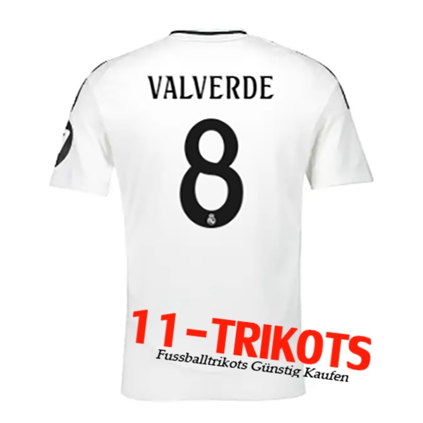 Real Madrid (VALVERDE #8) 2024/2025 Heimtrikot