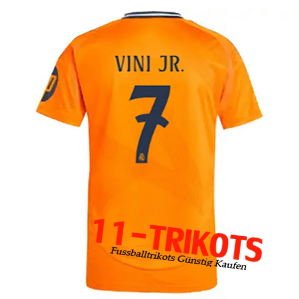 Real Madrid (VINI JR. #7) 2024/2025 Auswärtstrikot