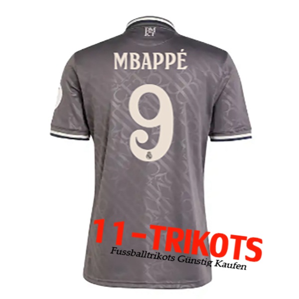 Real Madrid (Mbappé #9) 2024/2025 Third Trikot