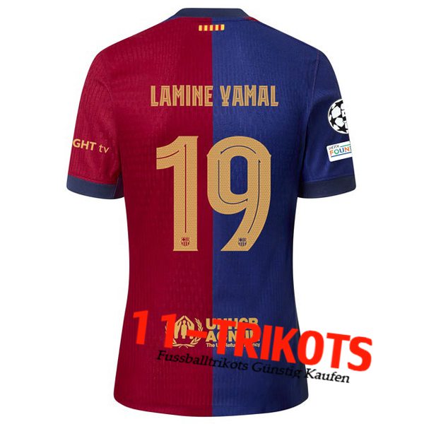 Barcelona (LAMINE YAMAL #19) 2024/2025 Heimtrikot