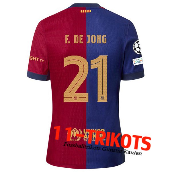 Barcelona (F. DE JONG #21) 2024/2025 Heimtrikot