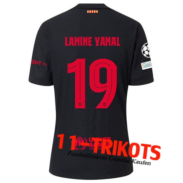 Barcelona (LAMINE YAMAL #19) 2024/2025 Auswärtstrikot