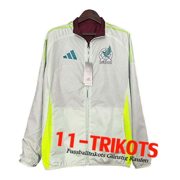 Mexiko Windjacke Weiß/Gelb 2024/2025