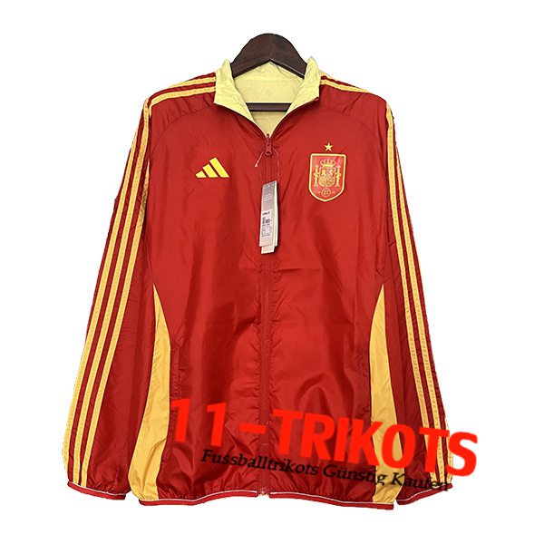 Spanien Windjacke Rot/Gelb 2024/2025