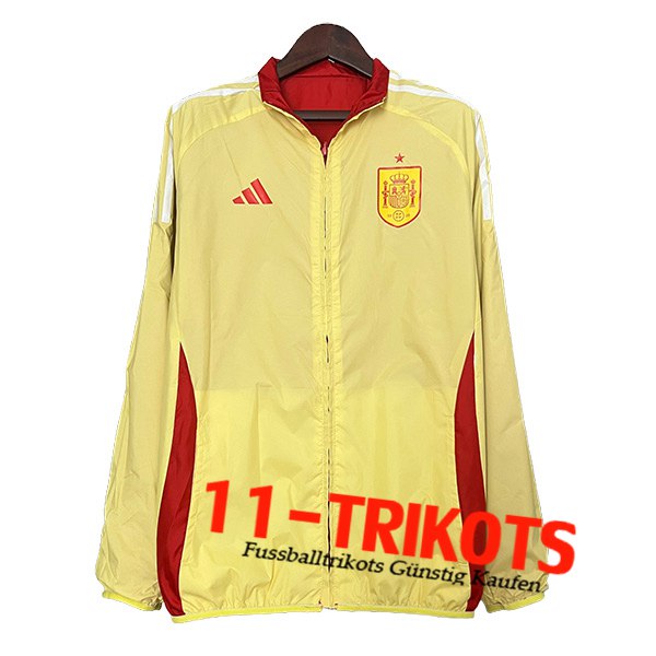 Spanien Windjacke Gelb/Rot 2024/2025