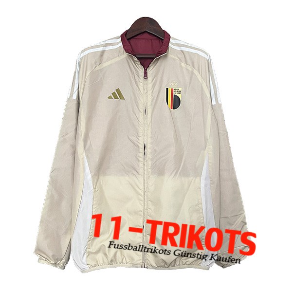 Belgien Windjacke Beige/Weiß 2024/2025