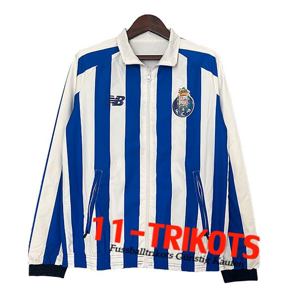 FC Porto Windjacke Weiß/Blau 2024/2025