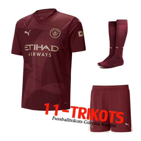 Manchester City Third Trikot Trikot (Short + Socken) 2024/2025