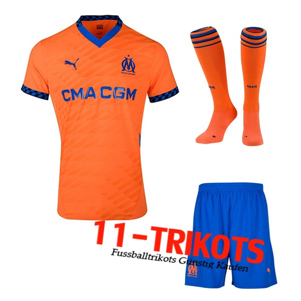 Marseille OM Third Trikot Trikot (Short + Socken) 2024/2025