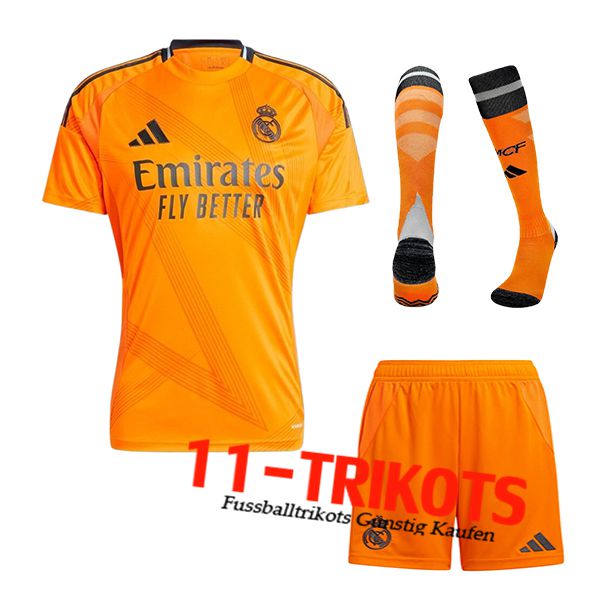 Real Madrid Auswärtstrikot (Short + Socken) 2024/2025