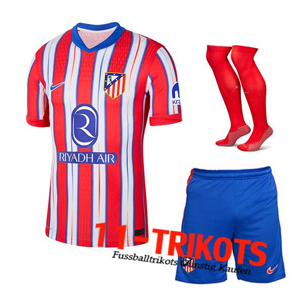 Atletico Madrid Heimtrikot (Short + Socken) 2024/2025