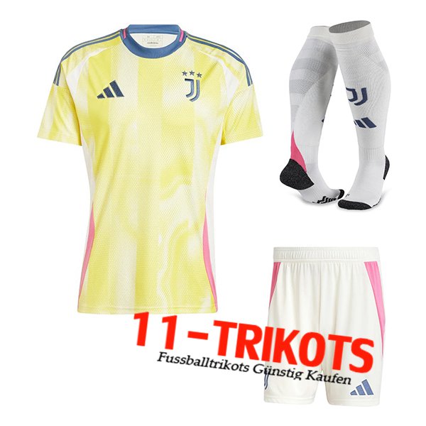 Juventus Auswärtstrikot (Short + Socken) 2024/2025