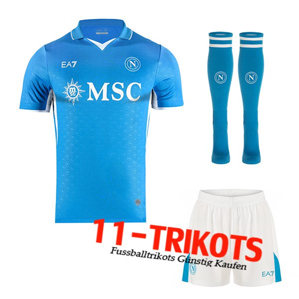 SSC Naples Heimtrikot (Short + Socken) 2024/2025