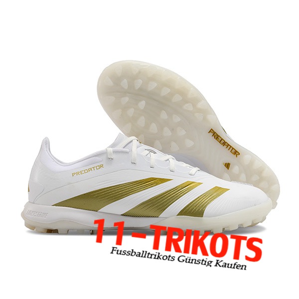 Adidas Fussballschuhe PREDATOR 24 ELITE TF BOOTS Weiß/Gelb