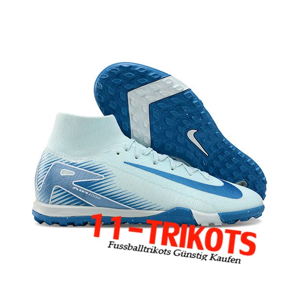 Nike Fussballschuhe Air Zoom Mercurial Superfly X Elite TF Blau